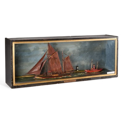 Lot 20 - A DIORAMA OF THE HUMBER ESTUARY