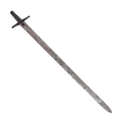 Lot 29 - A 19TH CENTURY SUDANESE KASKARA SWORD