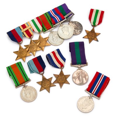 Lot 40 - TWO SECOND WORLD WAR MEDAL GROUPS