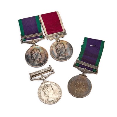 Lot 44 - A GROUP OF ELIZABETH II MEDALS