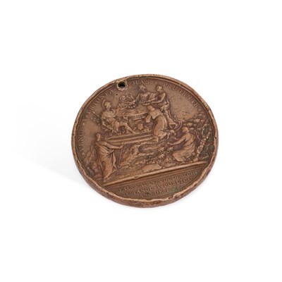 Lot 15 - A CHARLES III OF SPAIN 1778 PROCLAMATION MEDAL